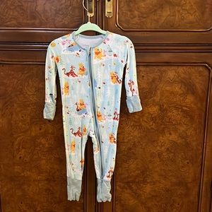 Little Sleepies Winnie the Pooh onesie. 3-6 months.
